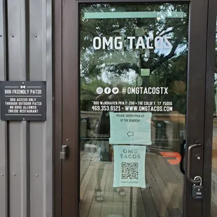 outside