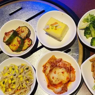 Banchan- everything was delicious. The potato *chef&apos;s kiss