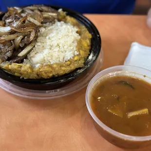 Mufongo with beef
