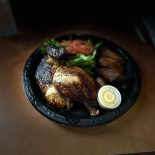 Delishious chicken with sweet plantines