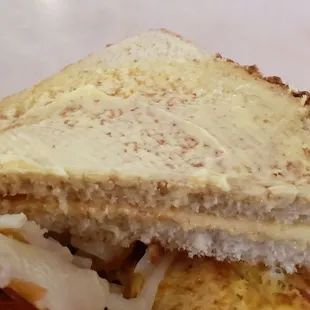 Room temperature toast so the butter doesn't melt and it's just smeared on.