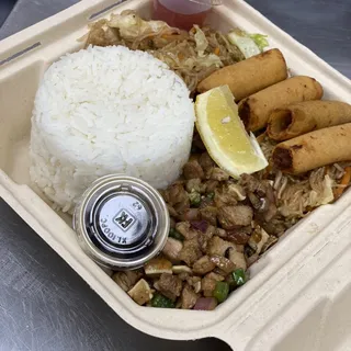 Sisig Happy Plate