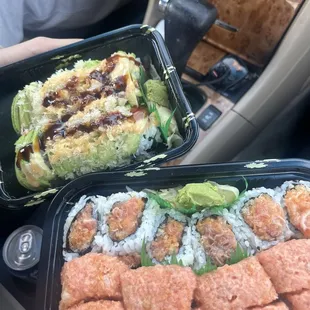 sushi, sashimi, sushi and sashimi, food