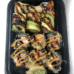 Omka Shrimp Dragon Roll &amp; Rock&amp;roll