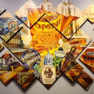 Fun collage style painting!