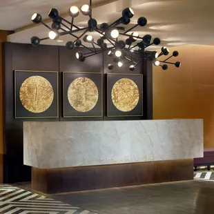 Lobby at Omni Charlotte Hotel