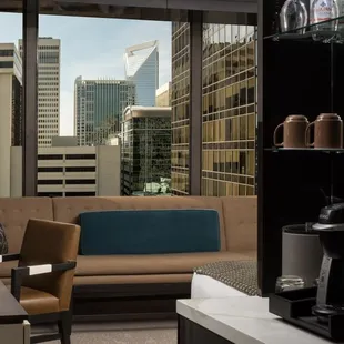In-Room Coffee Bar at Omni Charlotte Hotel