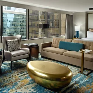 Parlor Suite at Omni Charlotte Hotel