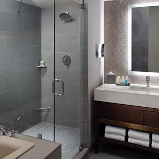 Scott Suite Bathroom at Omni Charlotte Hotel