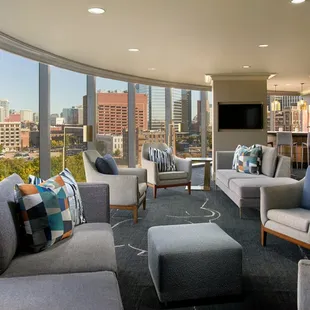 Hospitality Suite Living Room at Omni Dallas Hotel