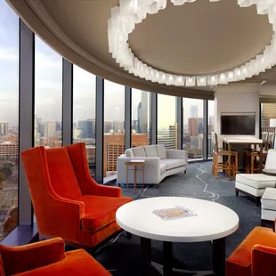 Hospitality Suite Living Room at Omni Dallas Hotel