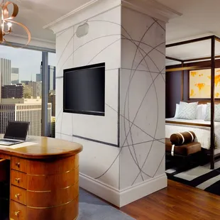 Presidential Suite Bedroom at Omni Dallas Hotel