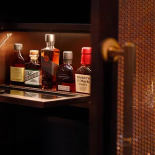 Bourbon Bar in Guestrooms