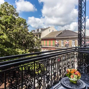 The Balcony View on St. Louis Street at Omni Royal Orleans Hotel