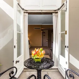 The Courtyard Queen Room Balcony at Omni Royal Orleans Hotel
