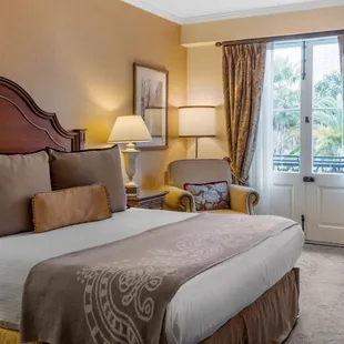 The Premier King Room with a Balcony at Omni Royal Orleans Hotel