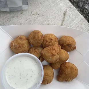 Fried mushrooms