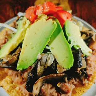 Mushroom Tostada