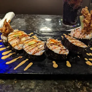 Spider Roll those flavors went together perfectly