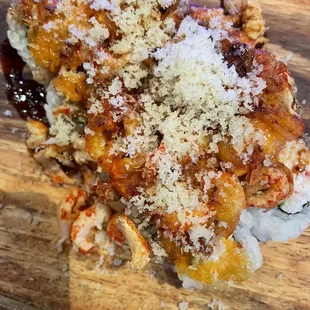 Spicy lobster roll
