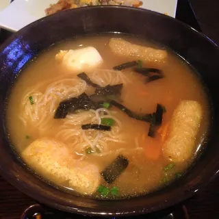 Plain Ramen Only Noodle and Soup No Vegetable
