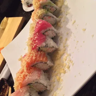 Rainbow Crunch Roll