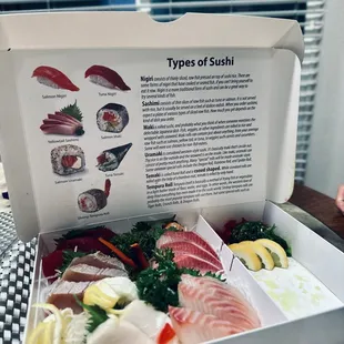 Small Sashimi Take Out