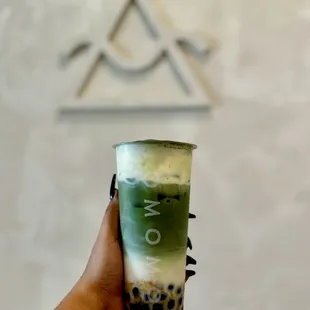 Matcha Cortado Milk Tea