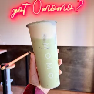 Uji Green Milk Tea