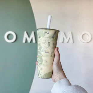oreo brulee green tea