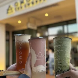 Osmanthus Creamomo, Itchy Peachy, Omomo Matcha