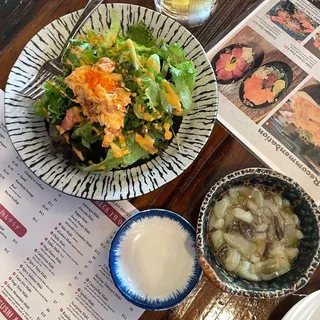 House Salad with Sesame Ginger Sauce