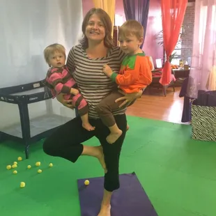 Om Babies- baby and me yoga!