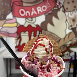 Rose Blast Ice Cream