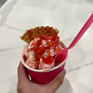 Strawberry cheesecake