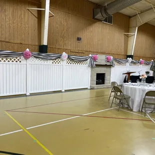 Decorating done by our church ladies