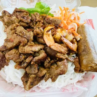 17. Grilled Pork Noodle Plate