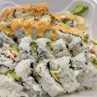 sashimi, sushi, sushi and sashimi, food