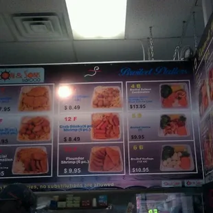 Menu board