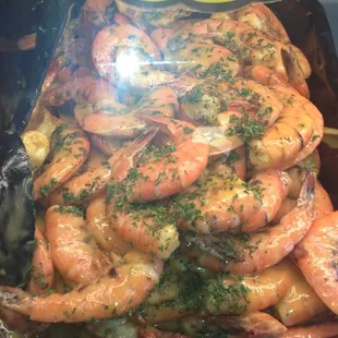 Butter garlic shrimp