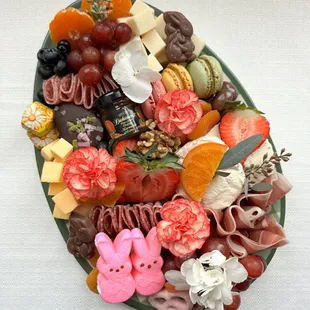 Easter Charcuterie Tray 
13 x 19 Reusable Egg Shaped Tray