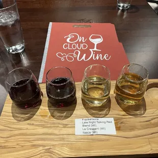 4 wine flight