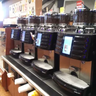 Coffee bean machines