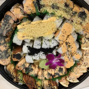 8 item sushi platter!