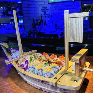 To go order! With my own sushi boat!