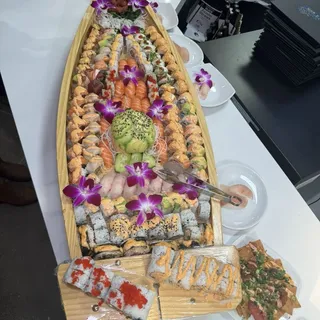 60 inch Sushi Boats Chef Choice Nigiri sashimi Rolls