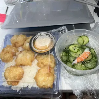 Popcorn Shrimp Bowl