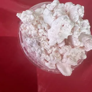 NICE cream. Frozen with Nitrogen crunchy.