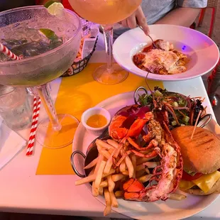 Lobster burger