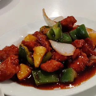 Sweet sour spare ribs... Excellent!